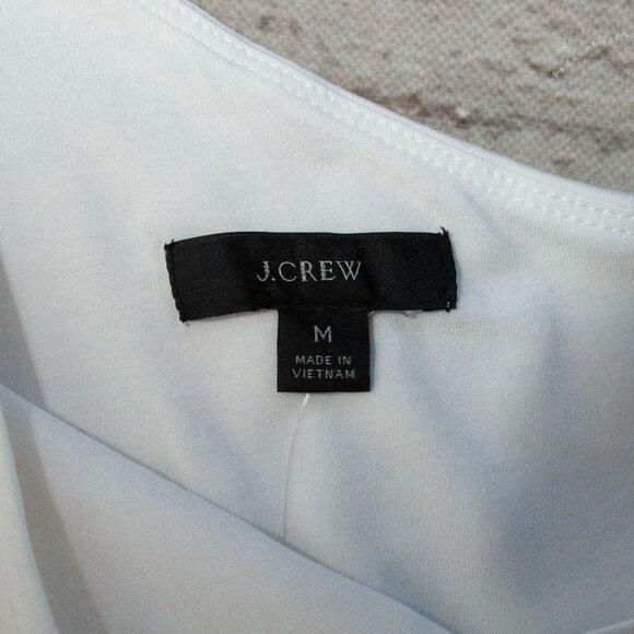 NWT J. Crew One Shoulder Top in White size M - Picture 8 of 12